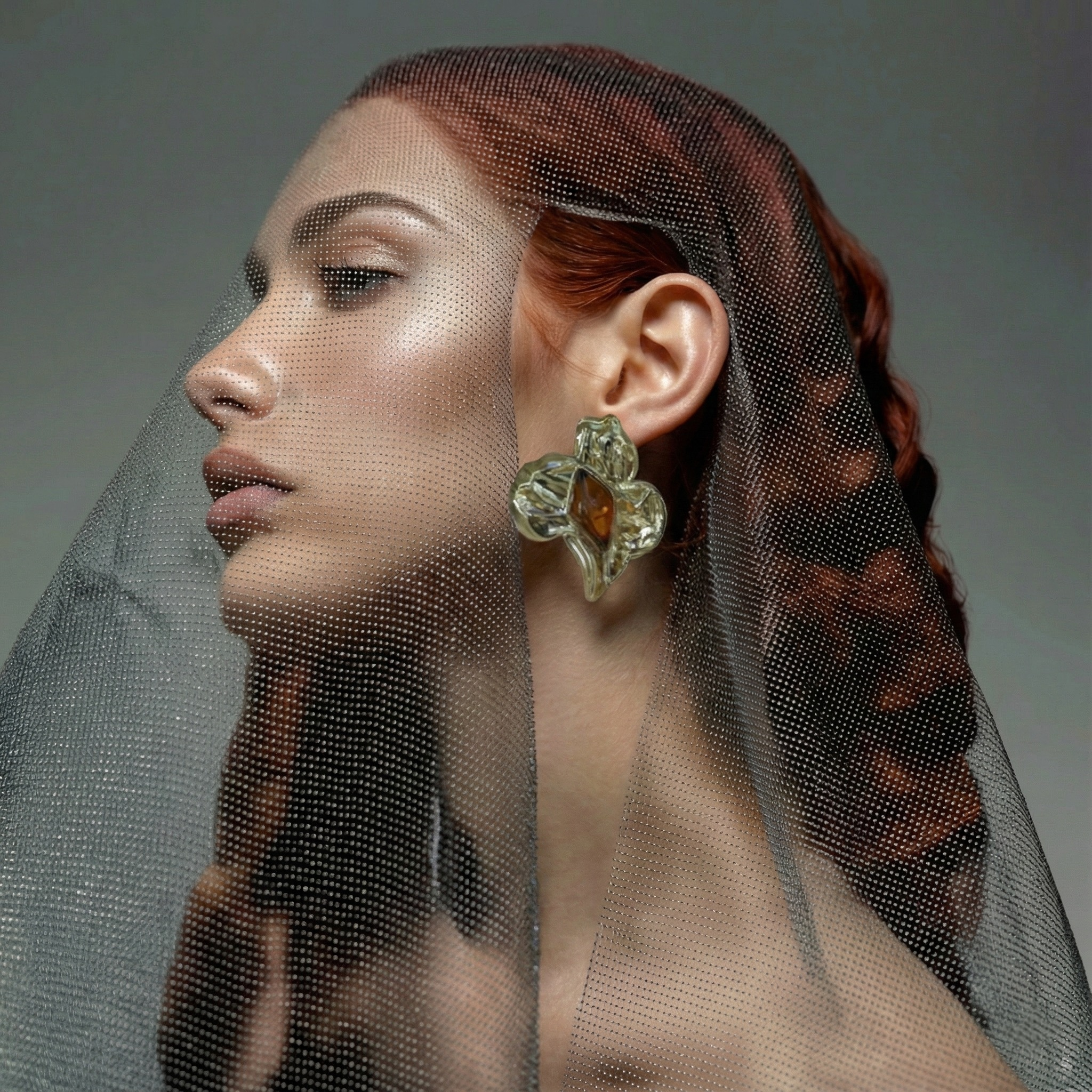 Molten Flowers Stud Texture