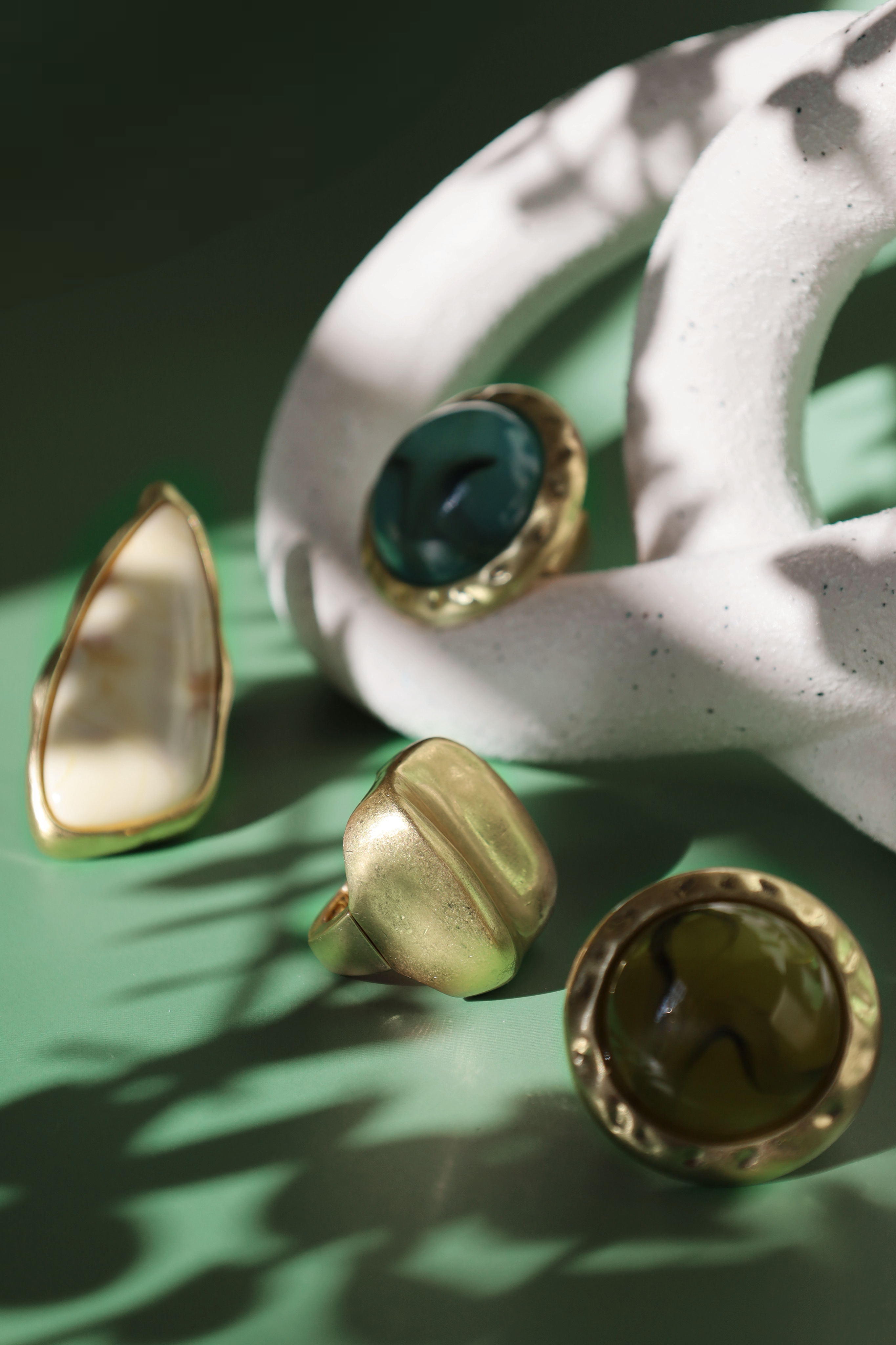 Sculptural Wide Band Ring