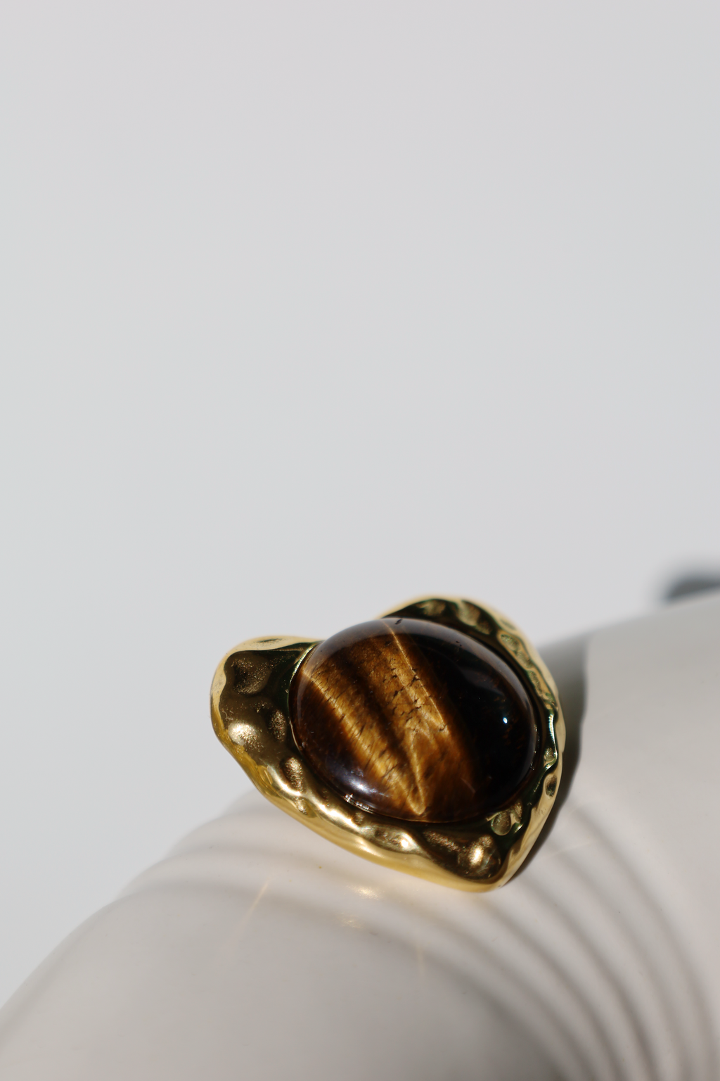 Heart Stone Statement Stud Earrings