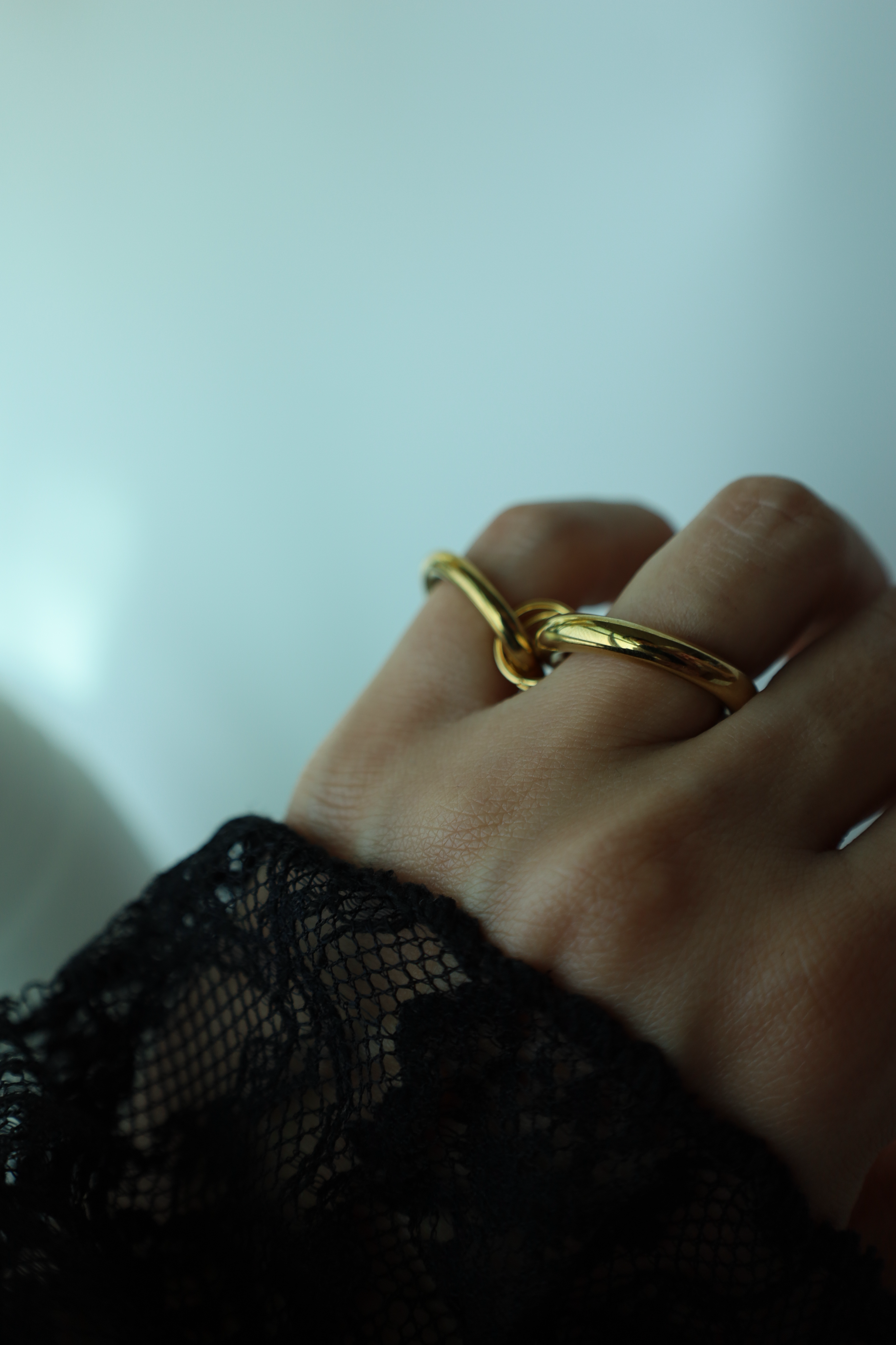 Interlocking Oval Band Ring