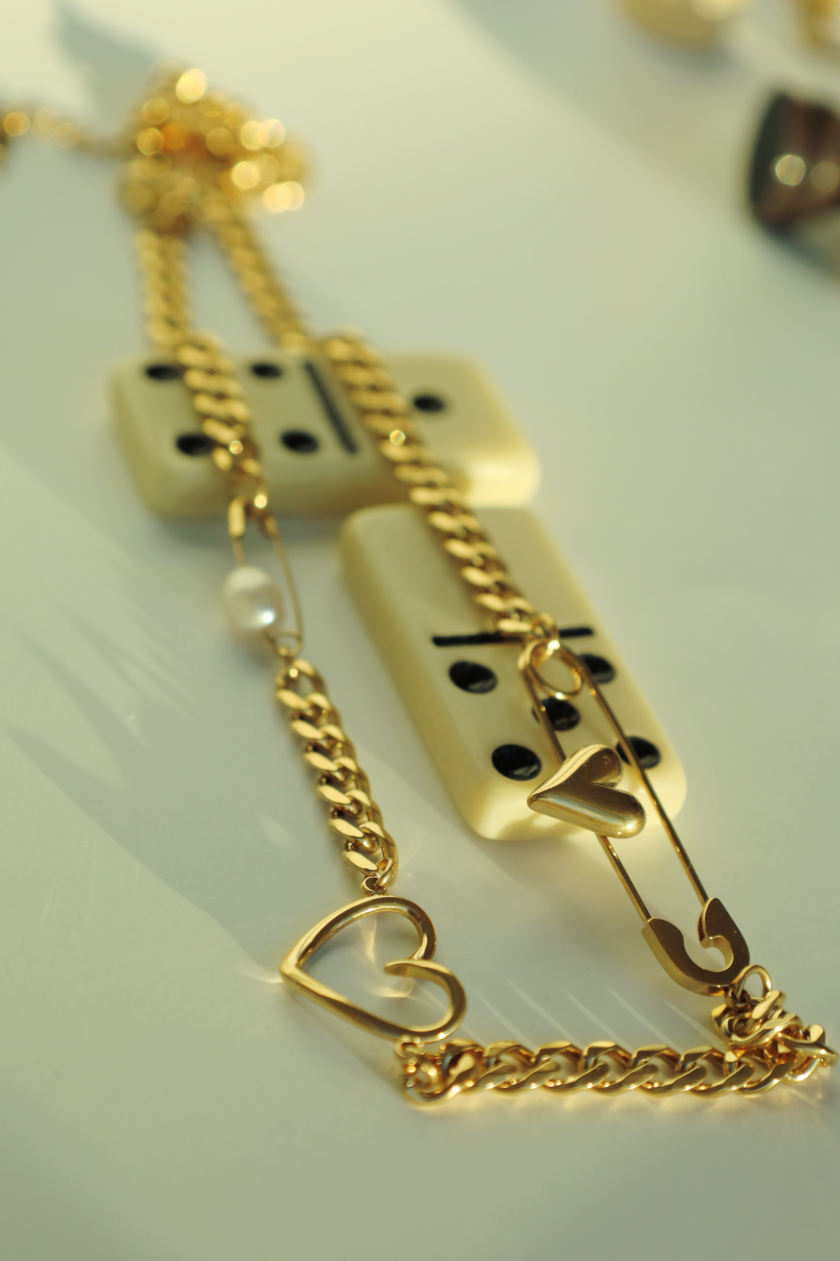 Open Heart Chain Necklace