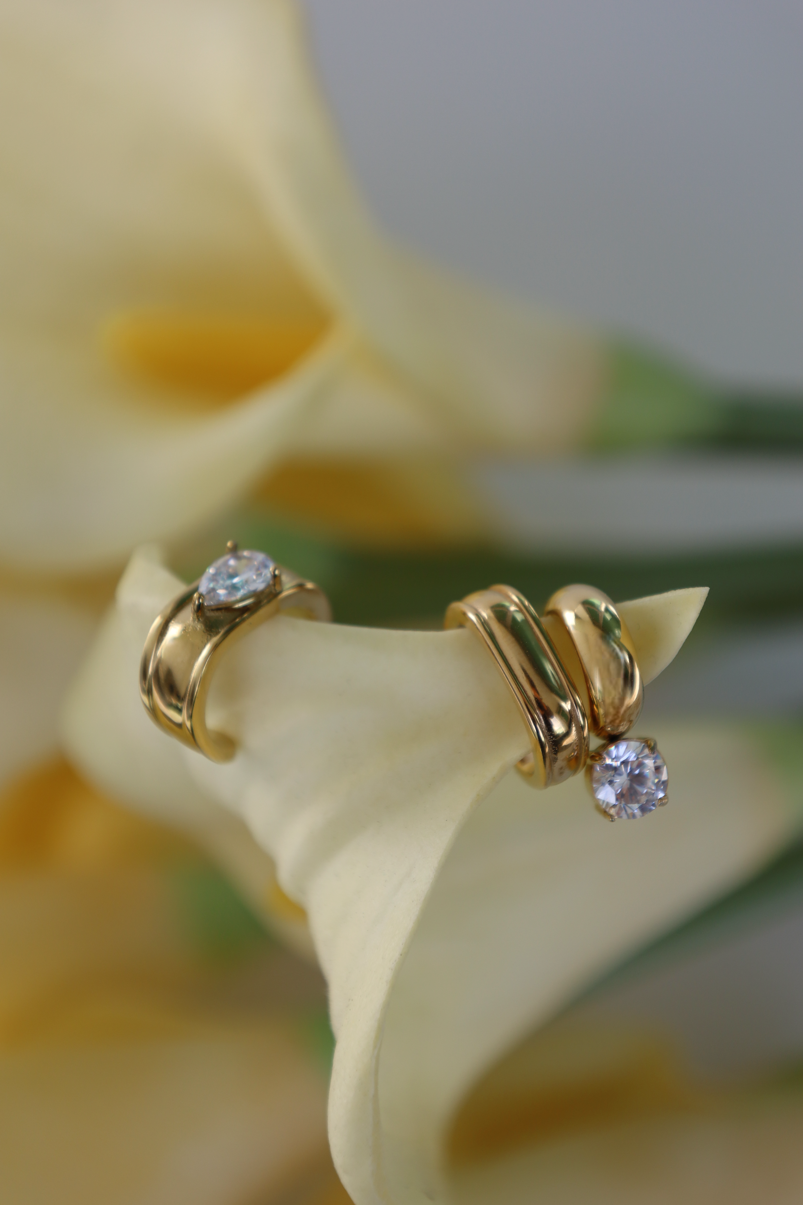 Crystal Ear Cuff Set (2 Pieces)