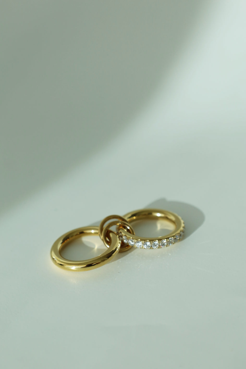 Crystal Band Hardware Ring