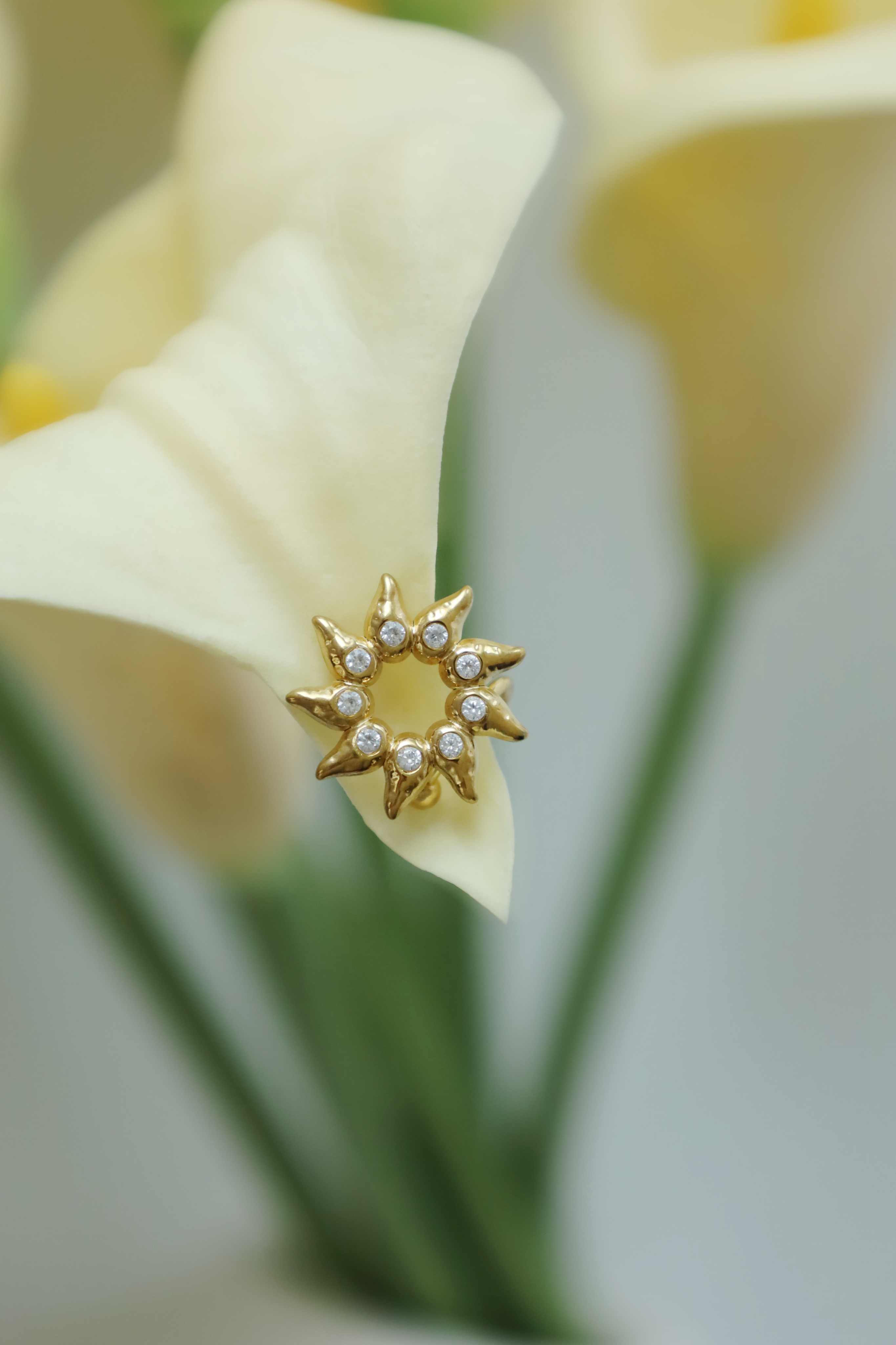 Star Ear Cuff with Crystals