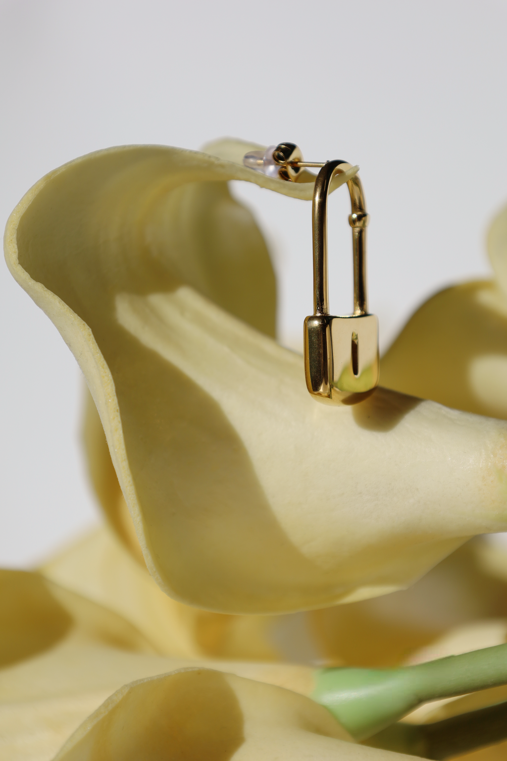 Padlock Drop Earrings