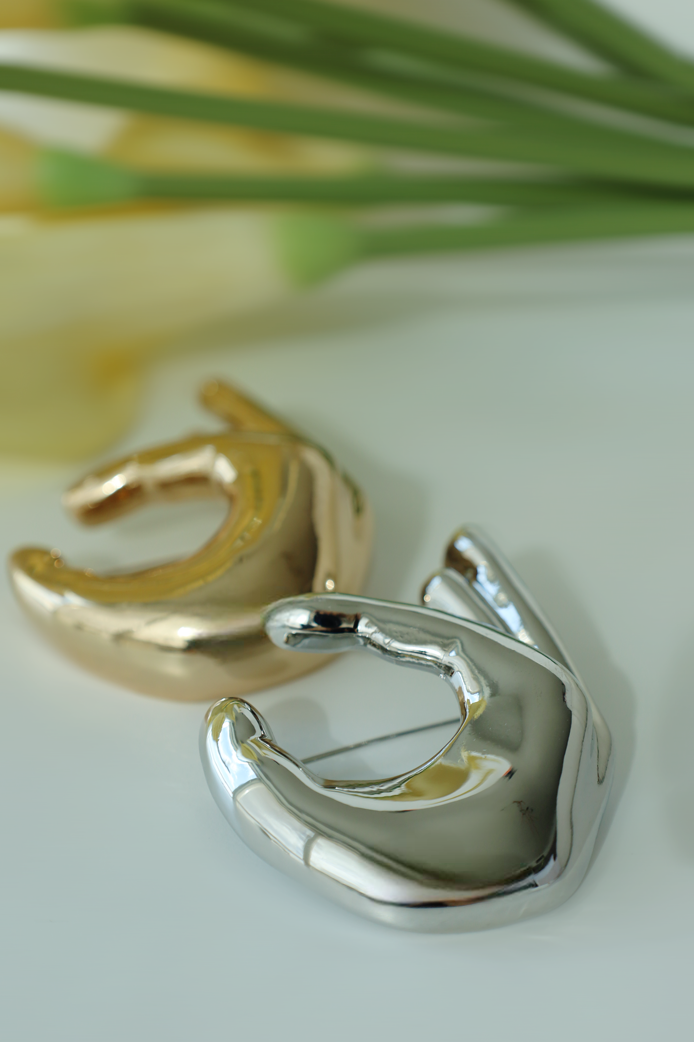 Sculptural Hand Gesture Brooch