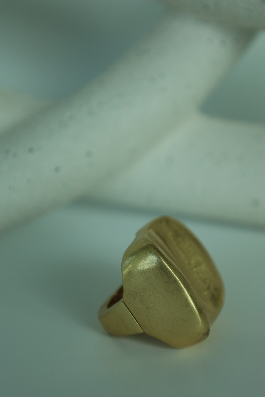 Sculptural Wide Band Ring