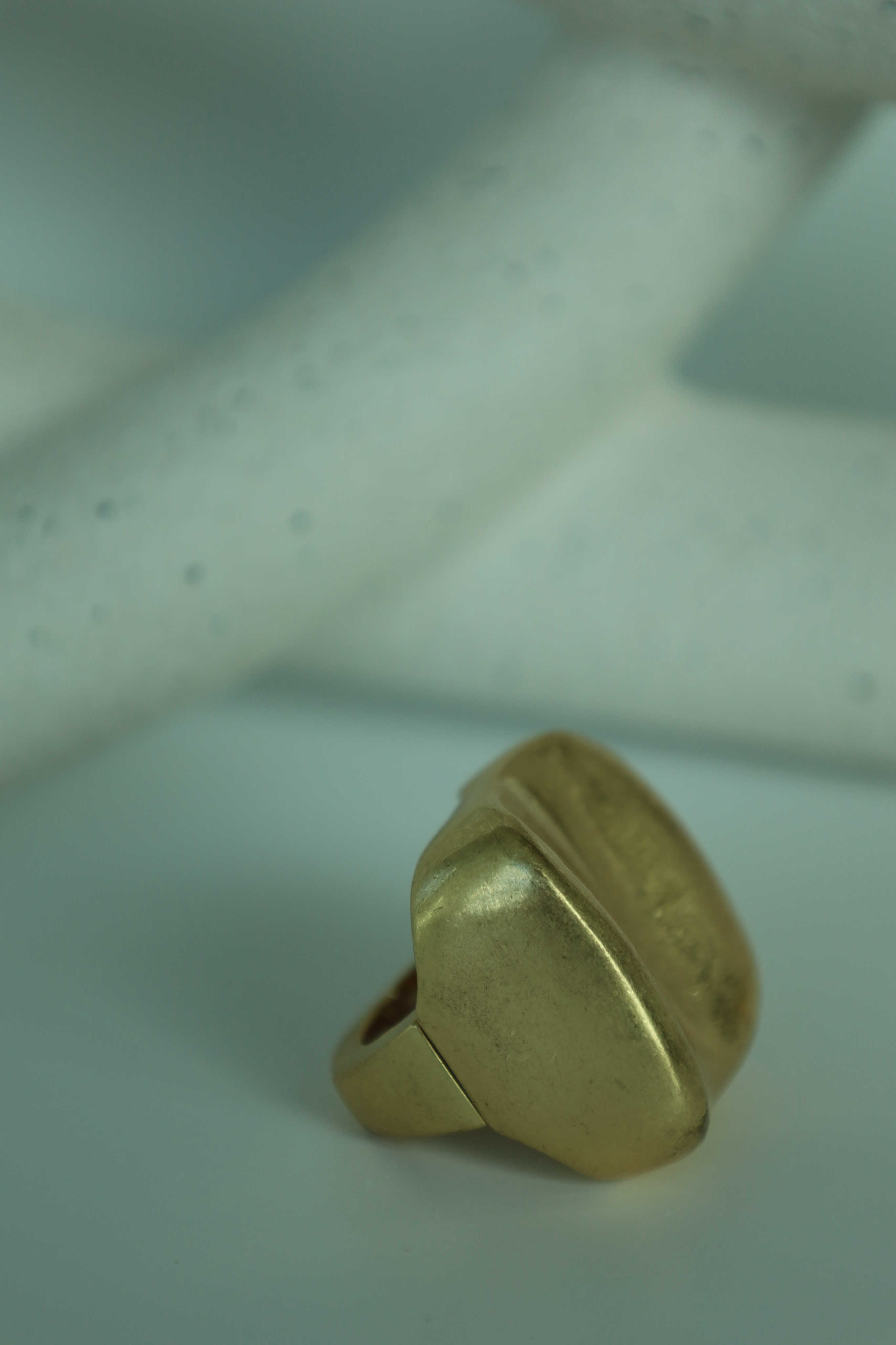 Sculptural Wide Band Ring