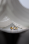 Sun & Moon Open Ring, Two Tone
