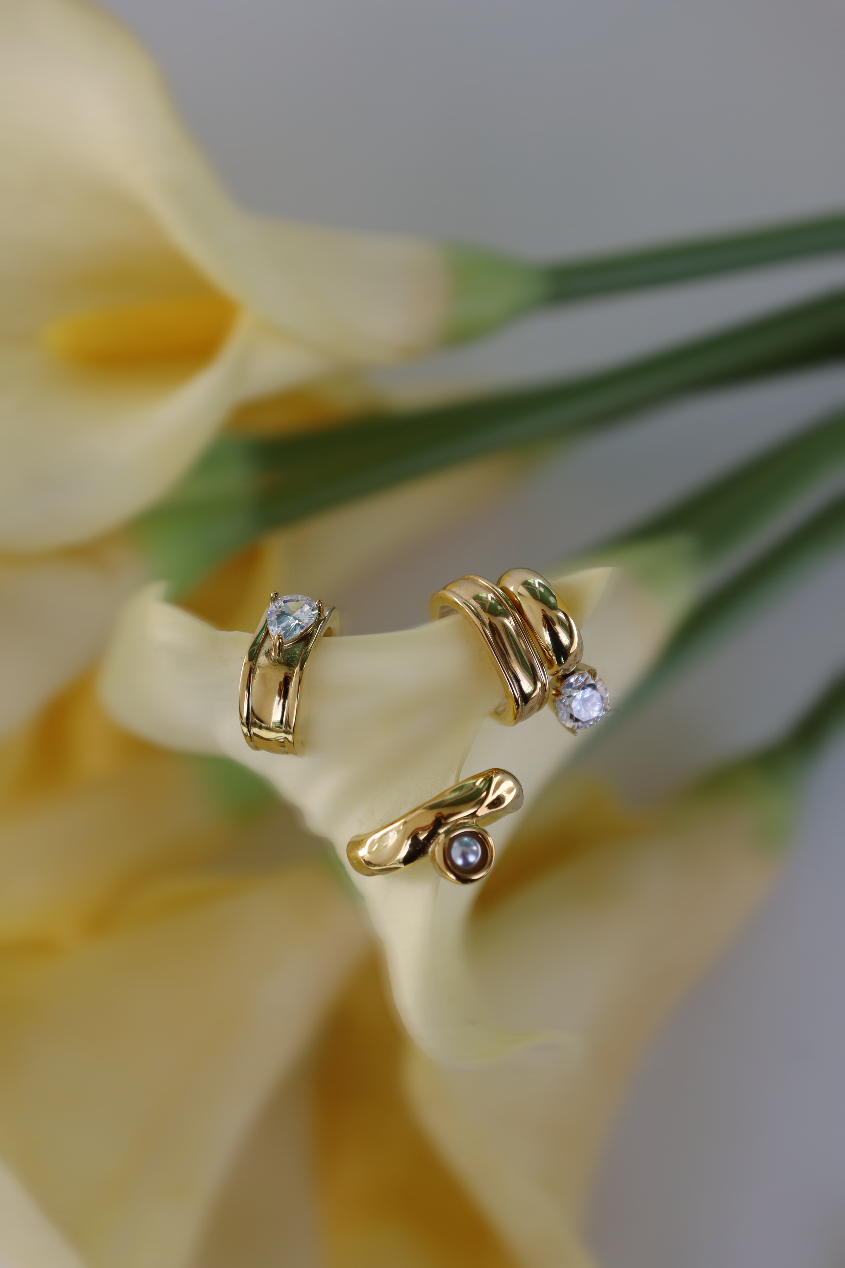 Crystal Ear Cuff Set (2 Pieces)