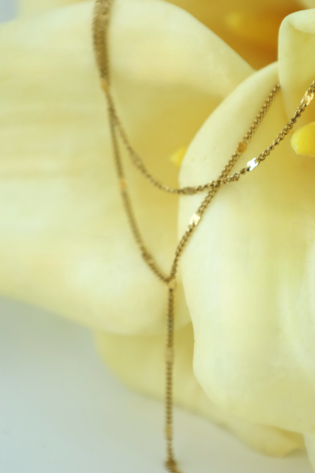 Sleek Double Chain Hand Chain Bracelet