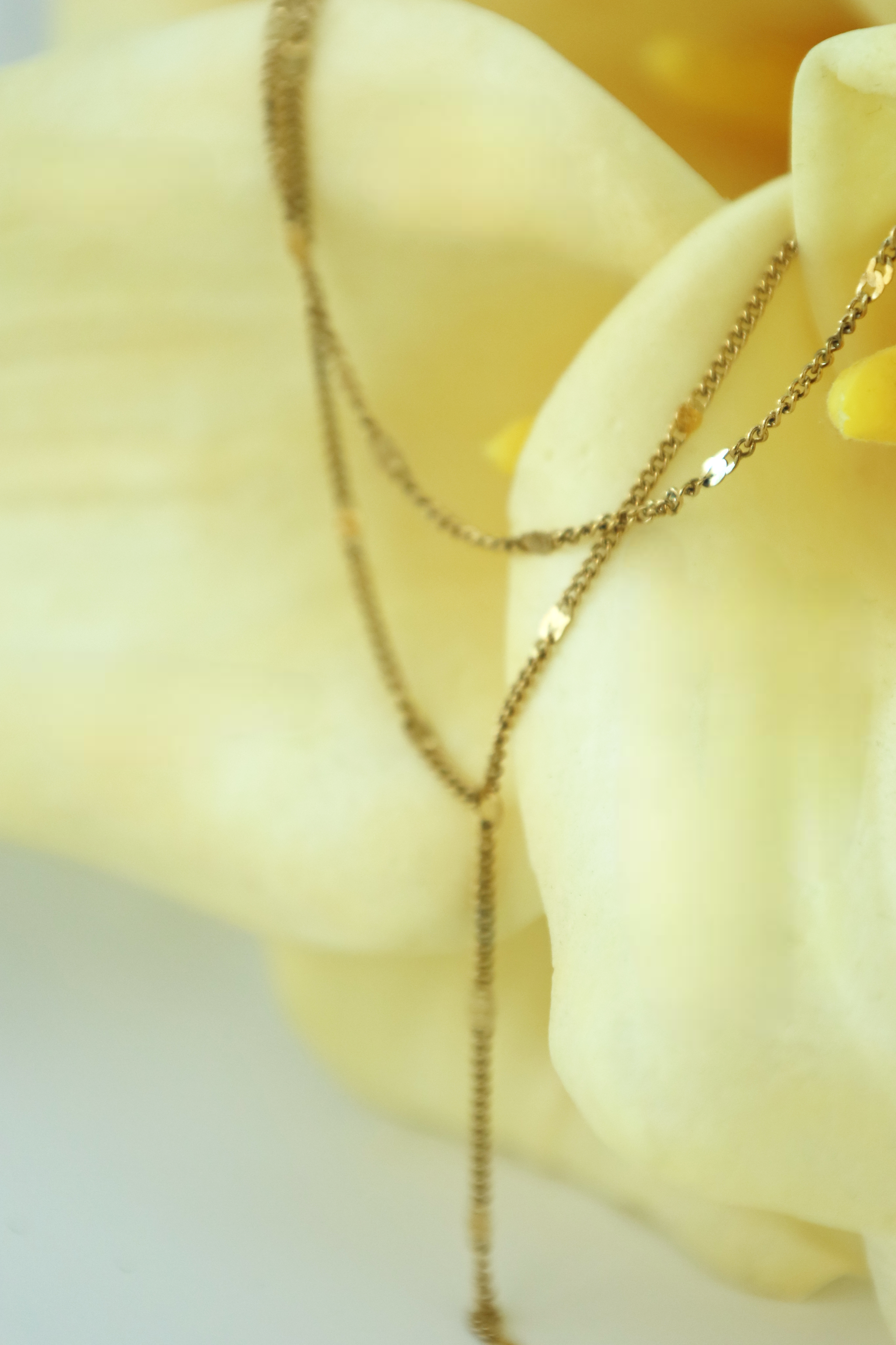 Sleek Double Chain Hand Chain Bracelet