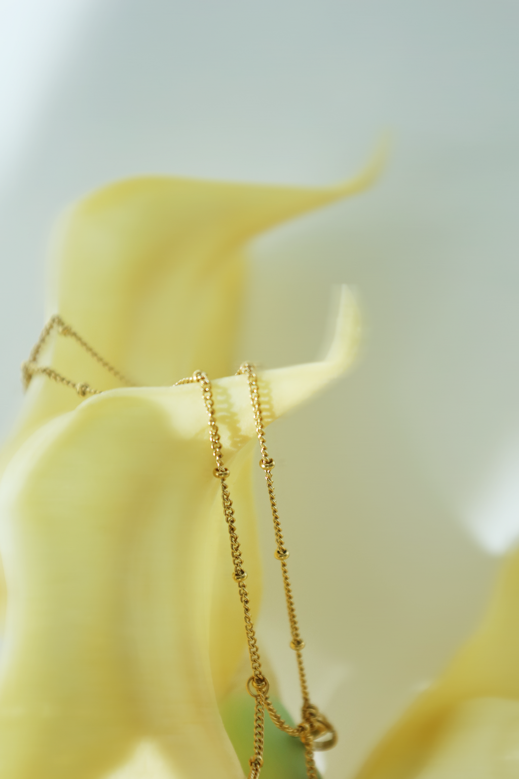 Crystal Drop Hand Chain Bracelet