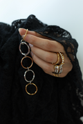 Interlocking Circle Chain Ring