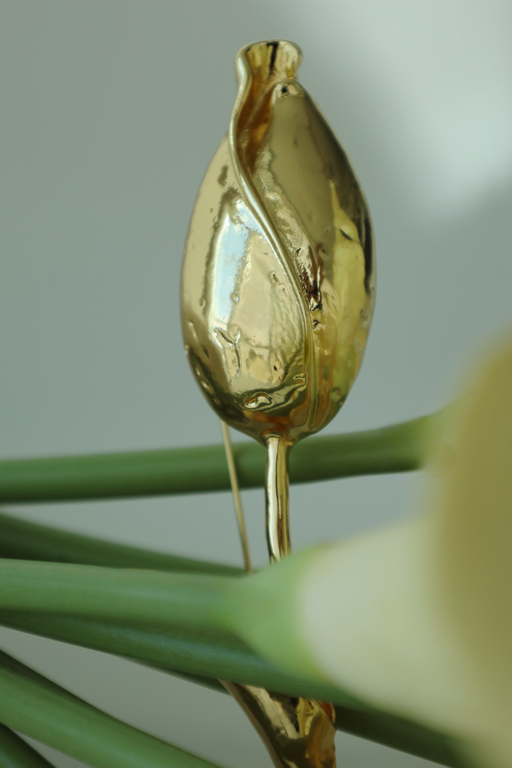 Elegant Floral Statement Pin