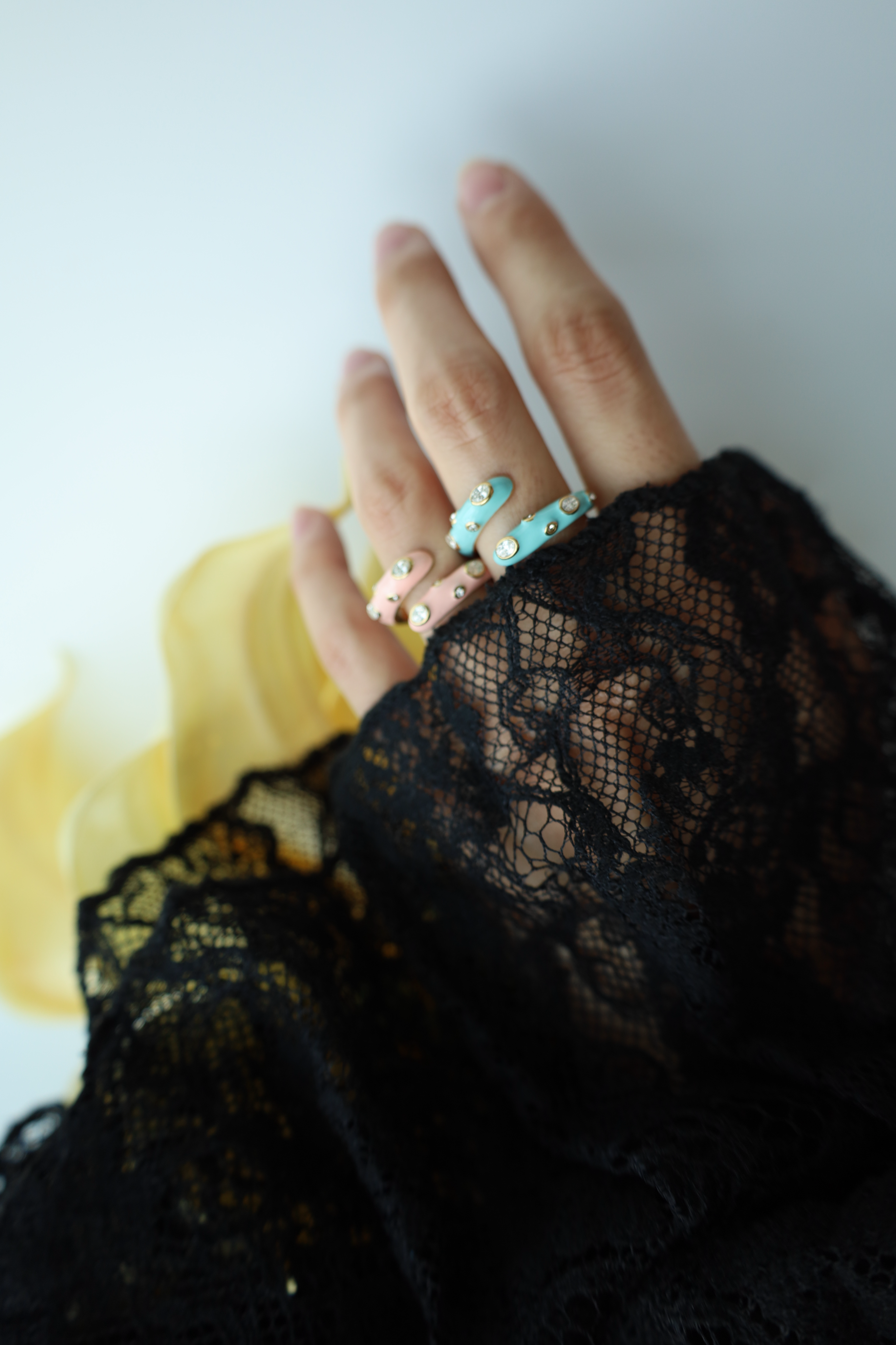 Majestic Glow Open Ring