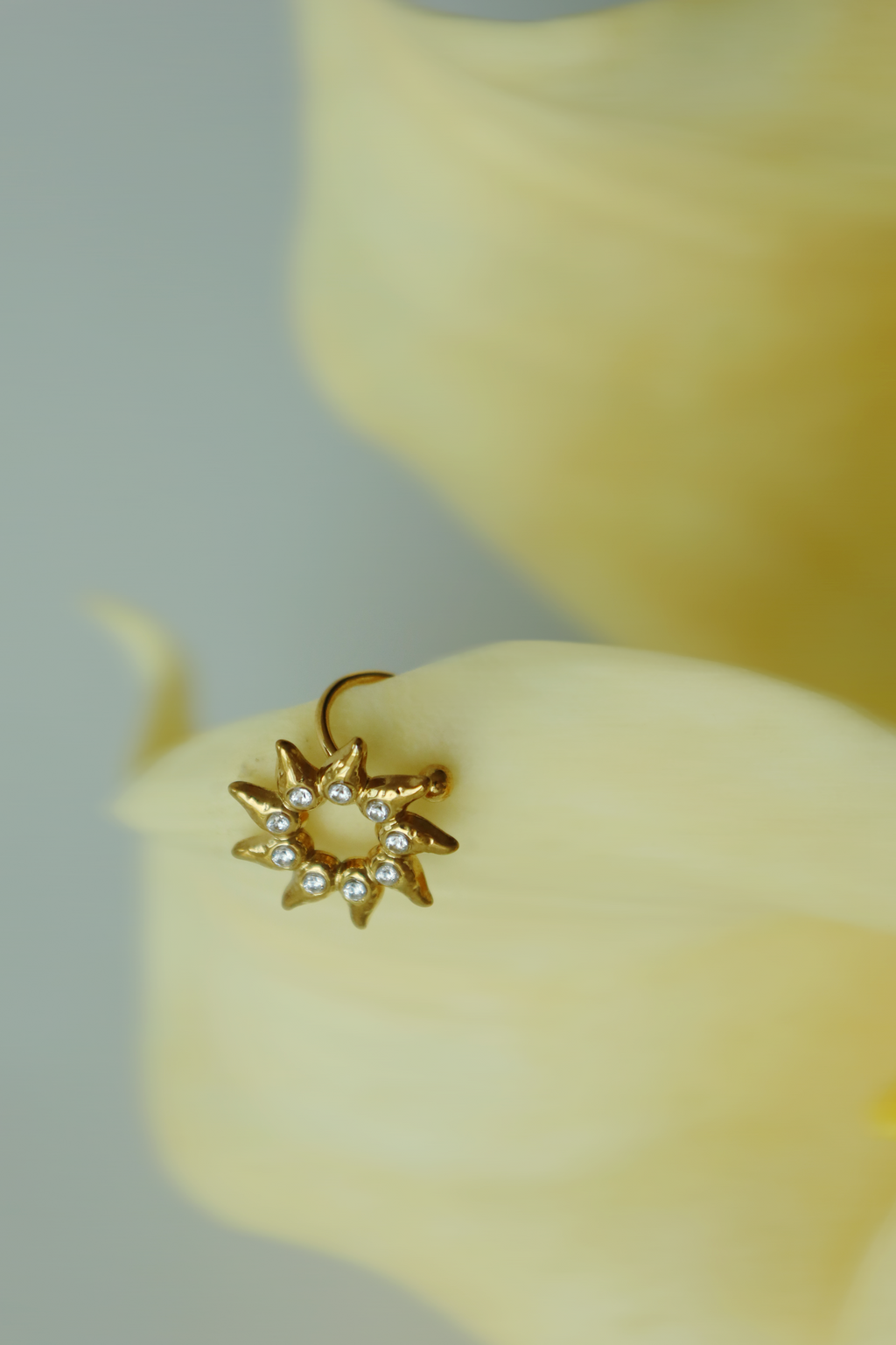 Star Ear Cuff with Crystals