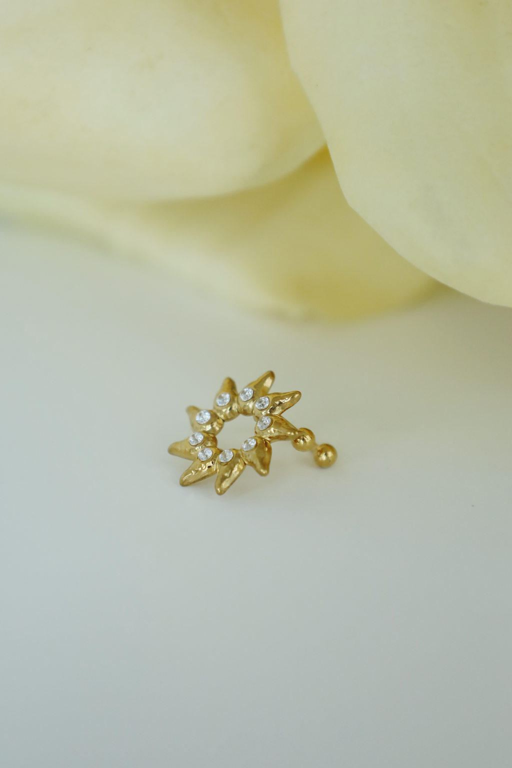 Star Ear Cuff with Crystals