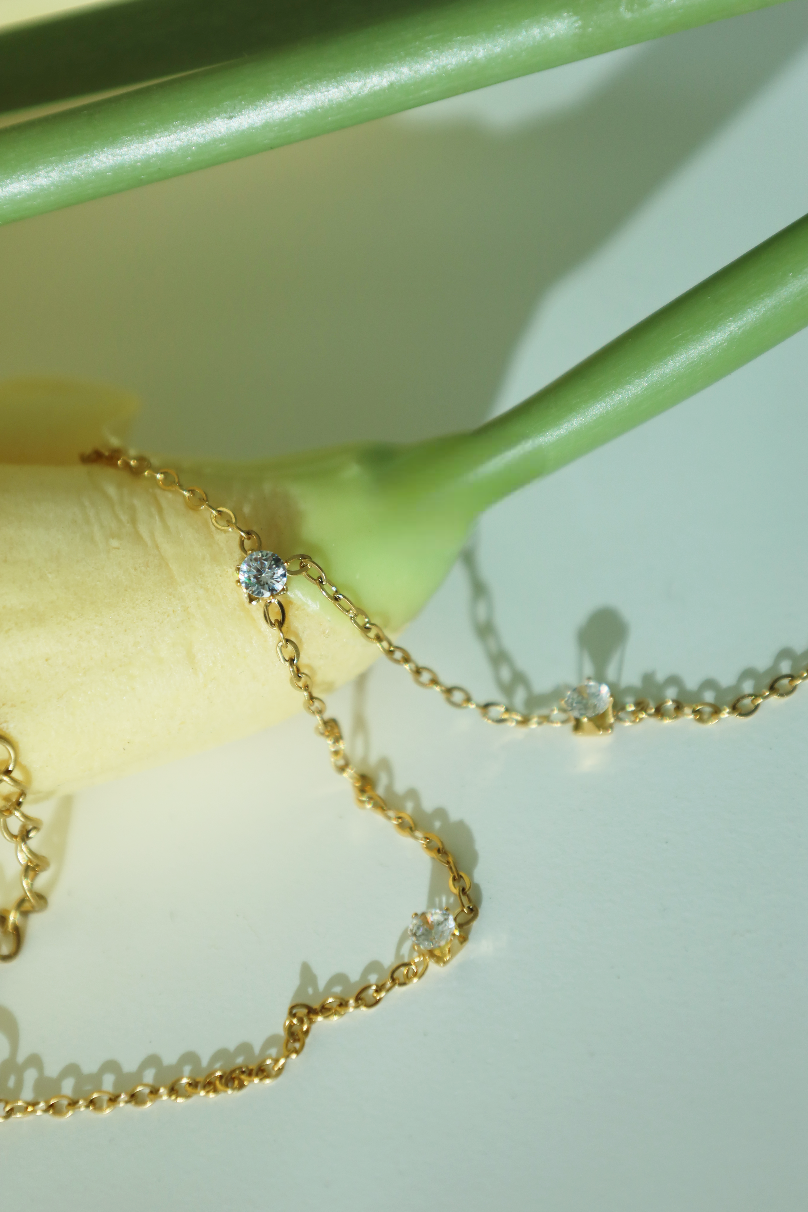 Elegant Crystal Hand Chain