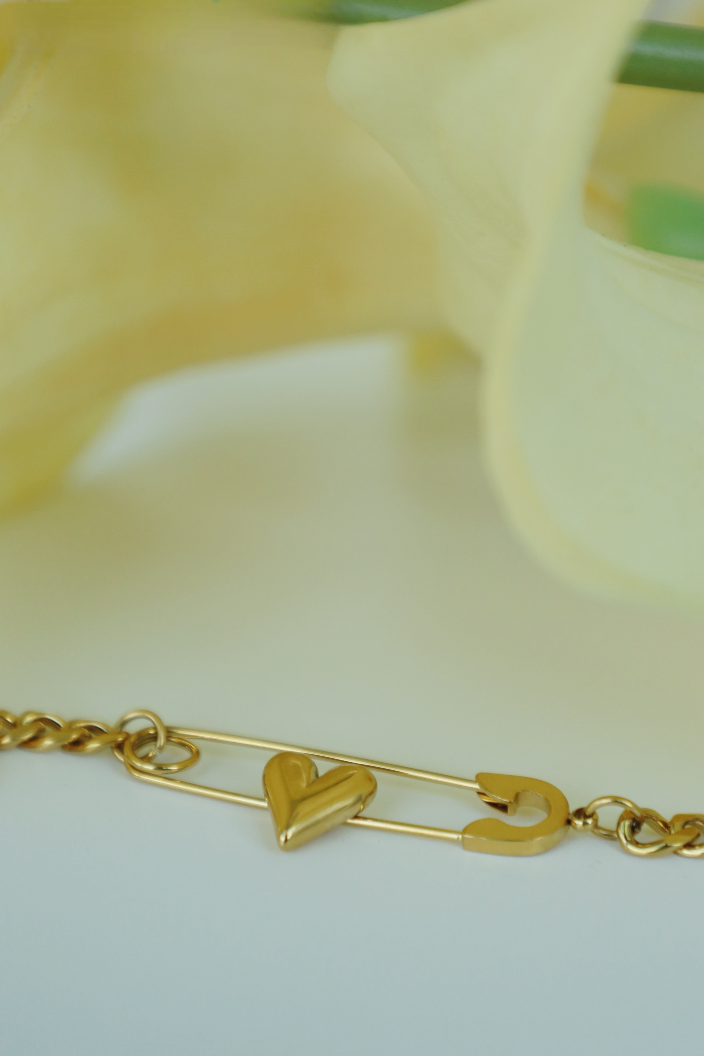 Open Heart Chain Necklace