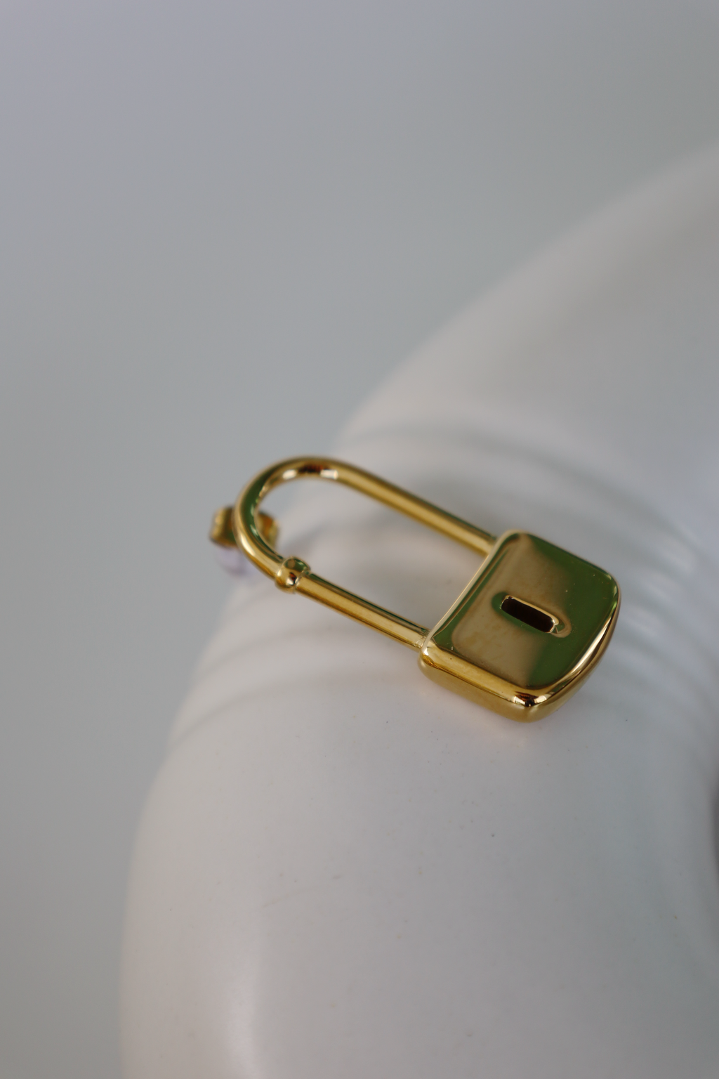 Padlock Drop Earrings