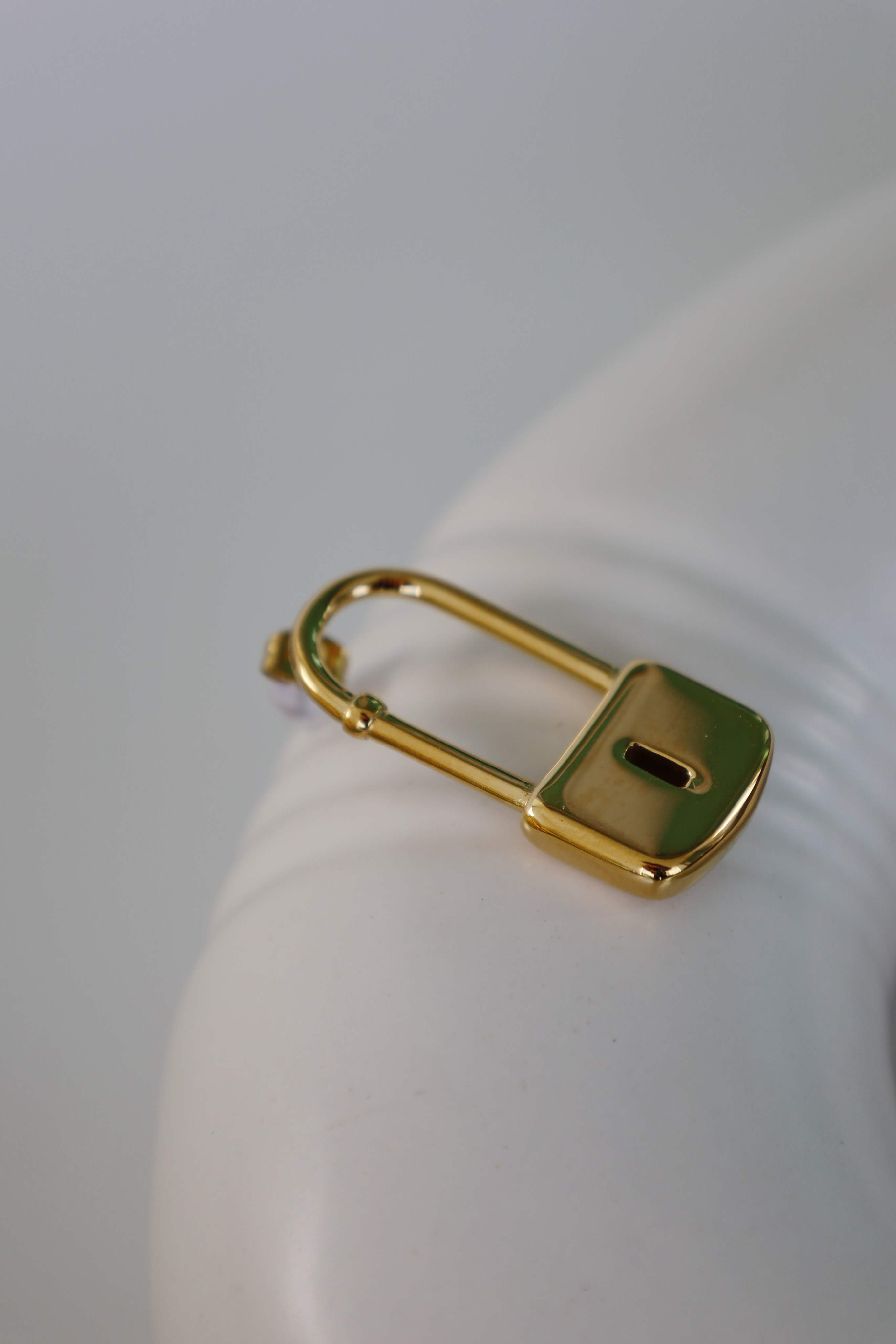 Padlock Drop Earrings