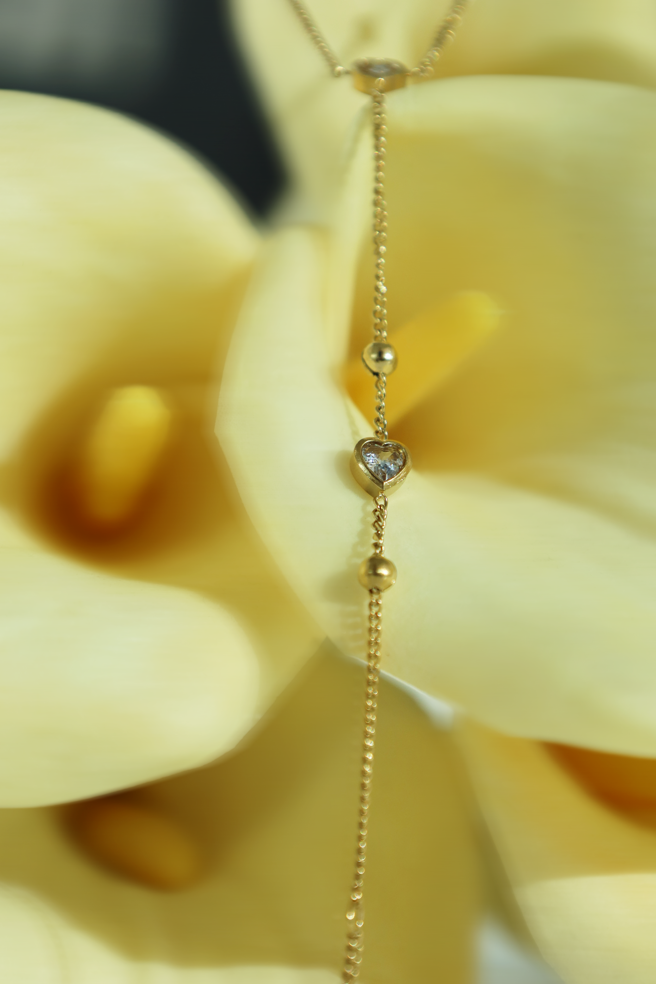 Heart Stone Hand Chain