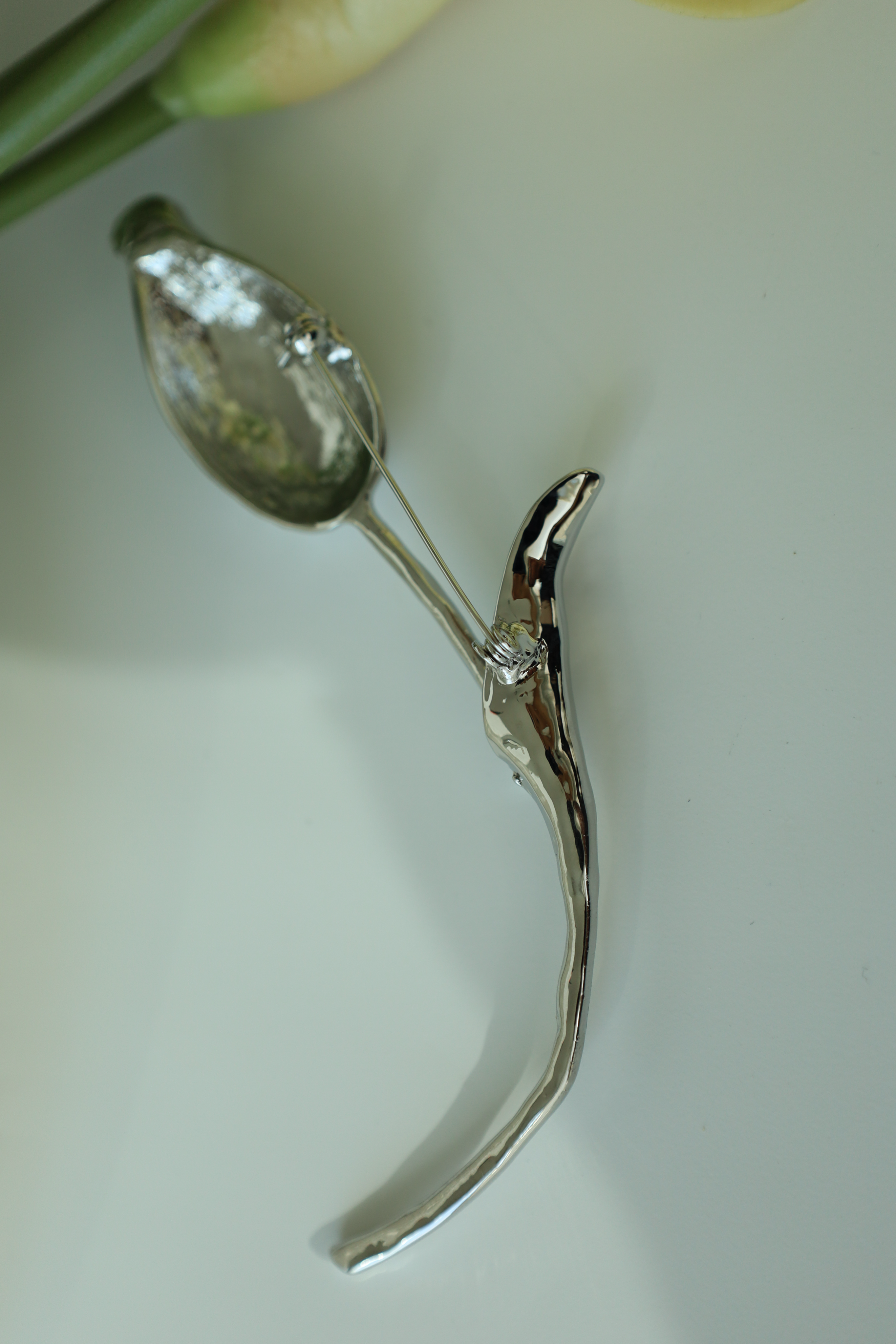 Elegant Floral Statement Pin