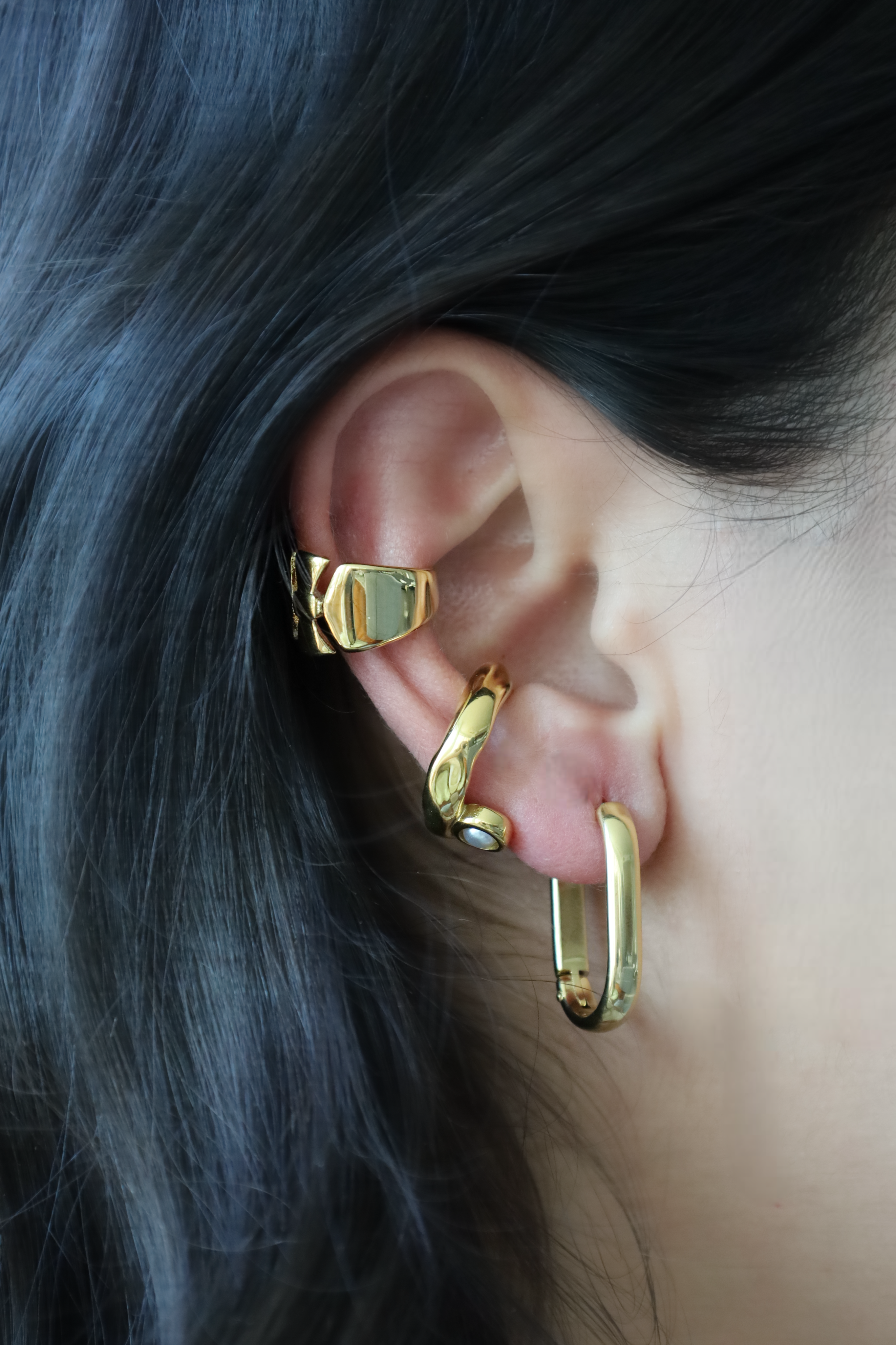 Geometric Open Ear Cuff