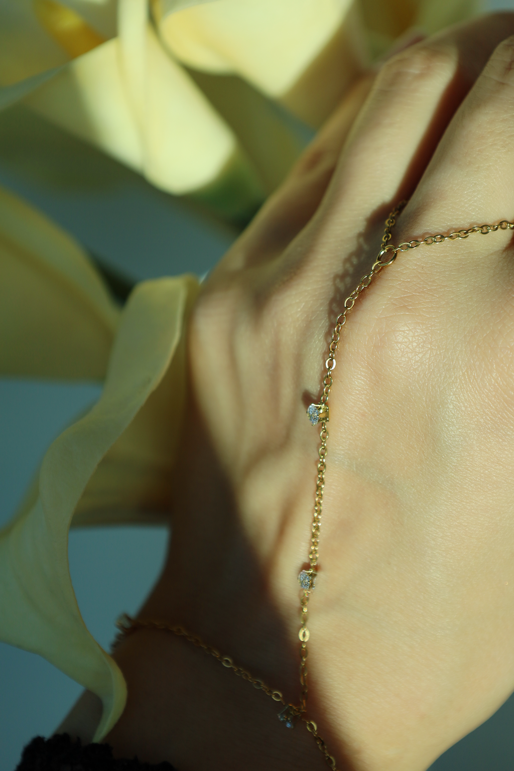 Elegant Crystal Hand Chain