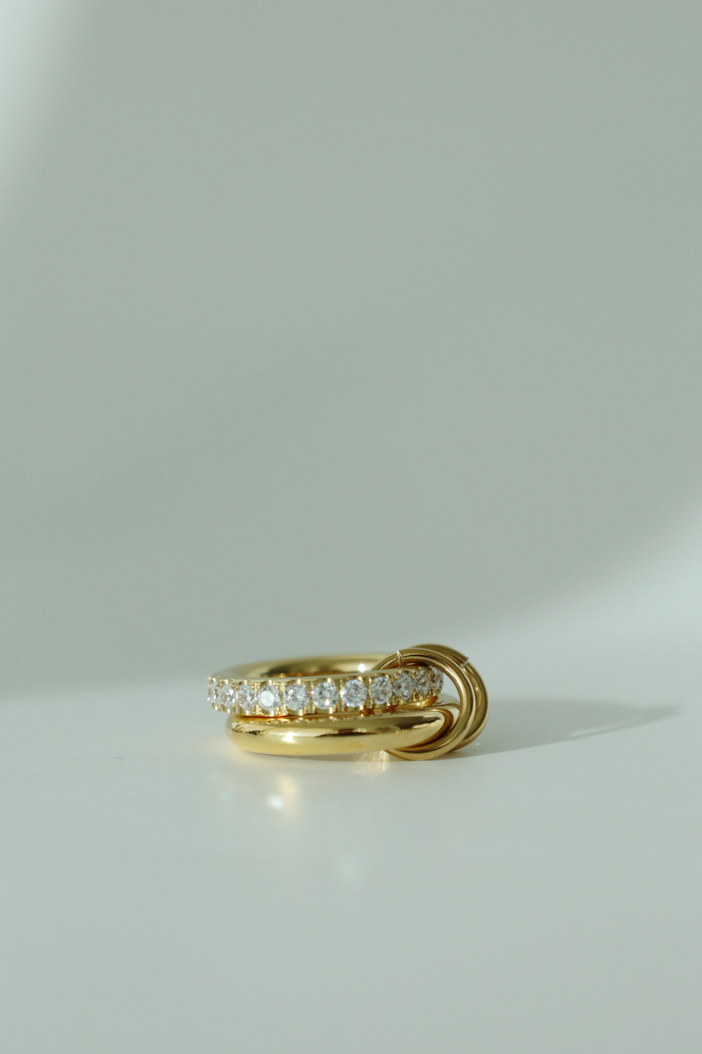 Crystal Band Hardware Ring