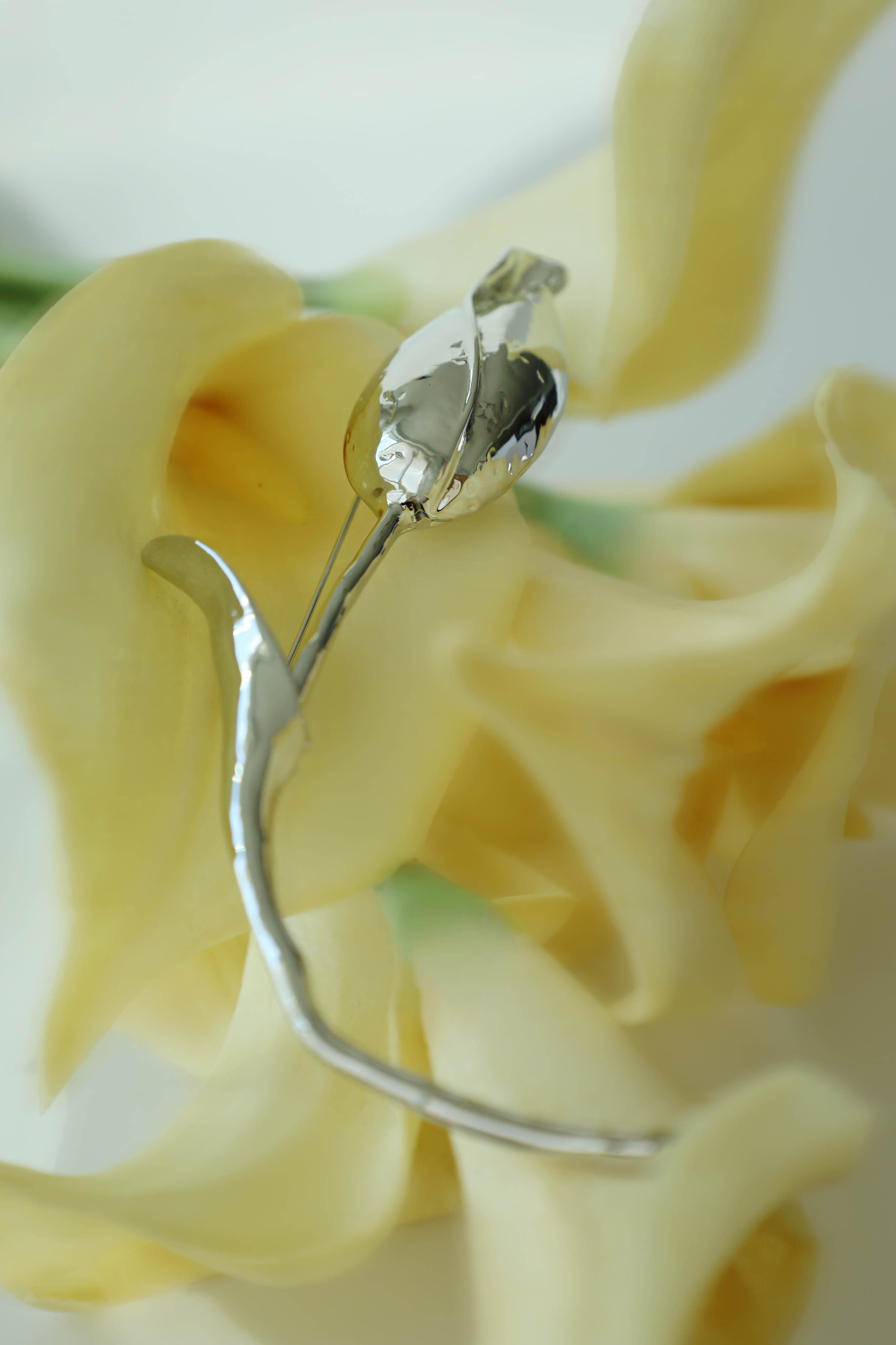 Elegant Floral Statement Pin