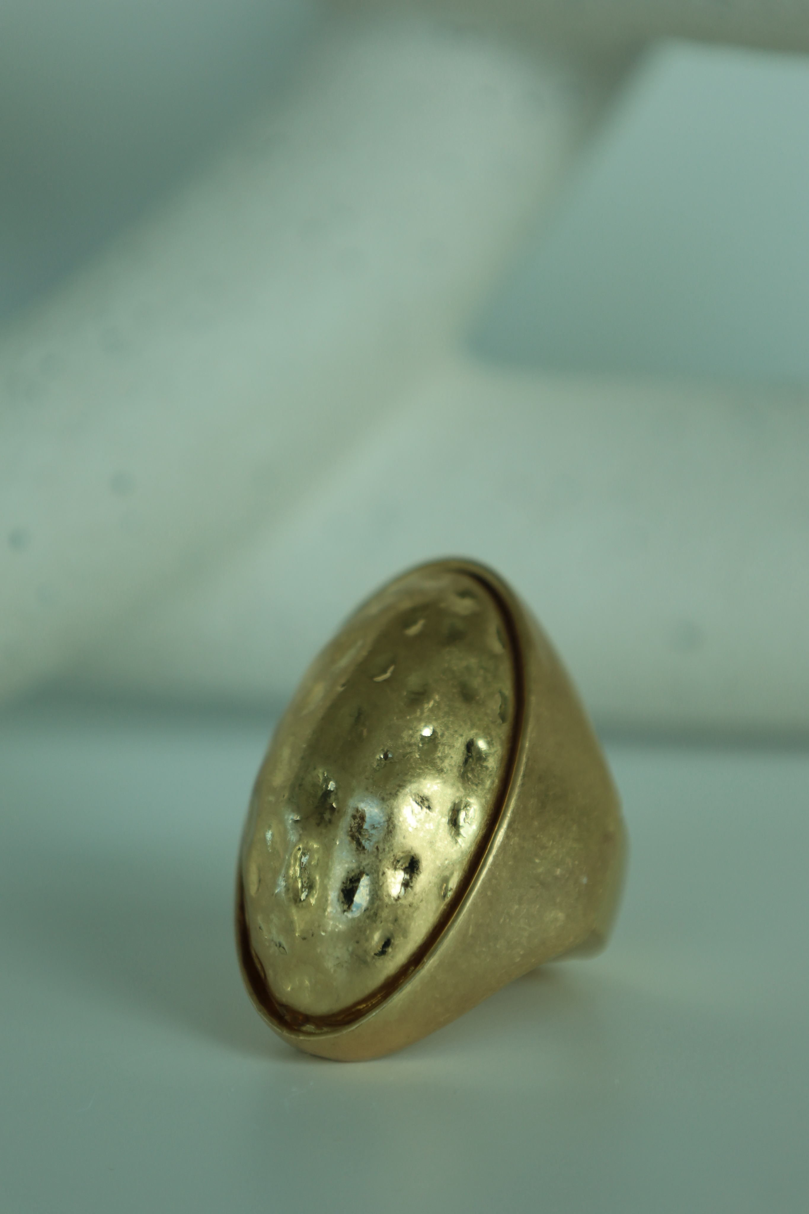 Textured Dome Ring