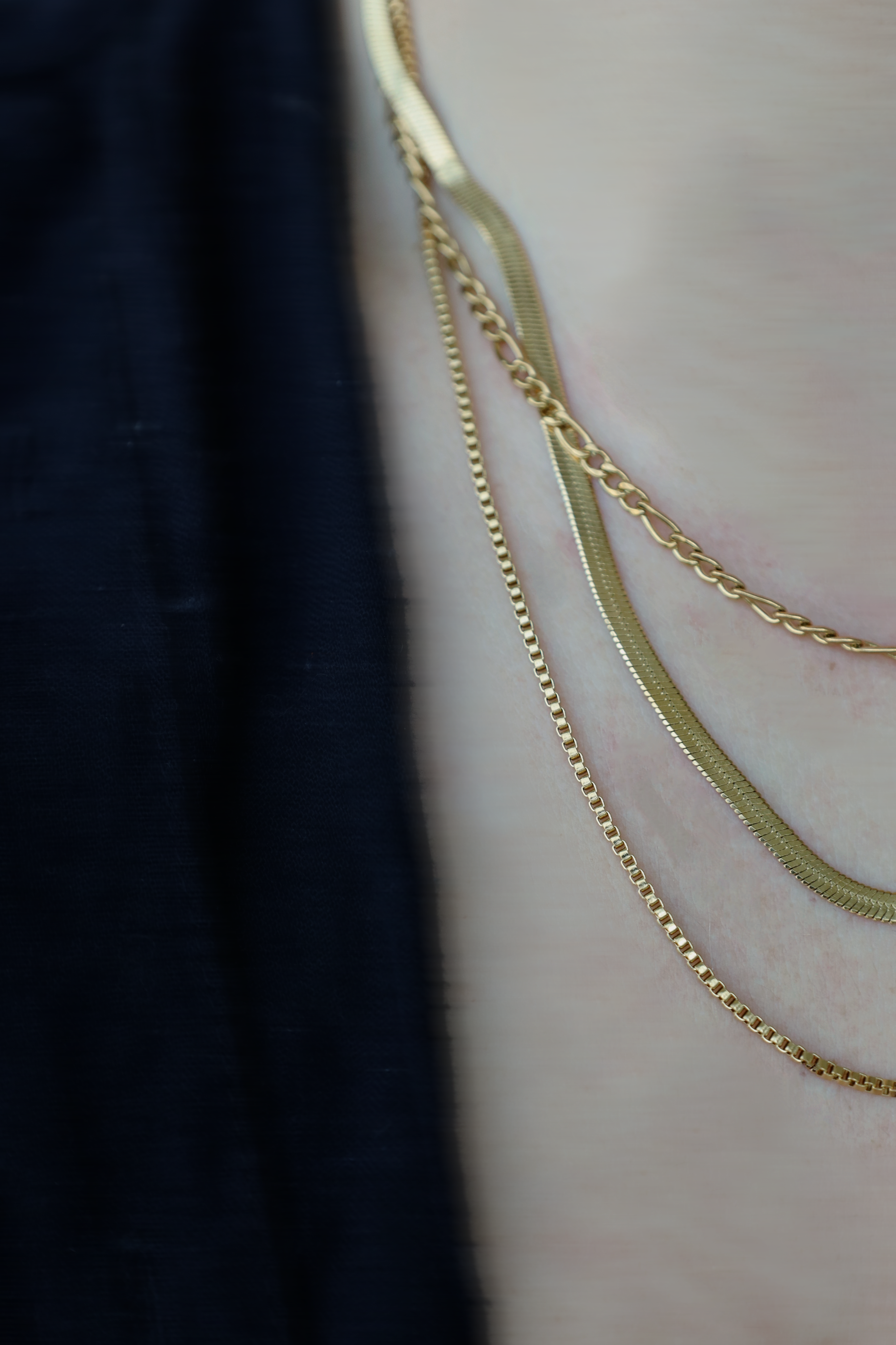 Multi Layer Gold Chain Necklace