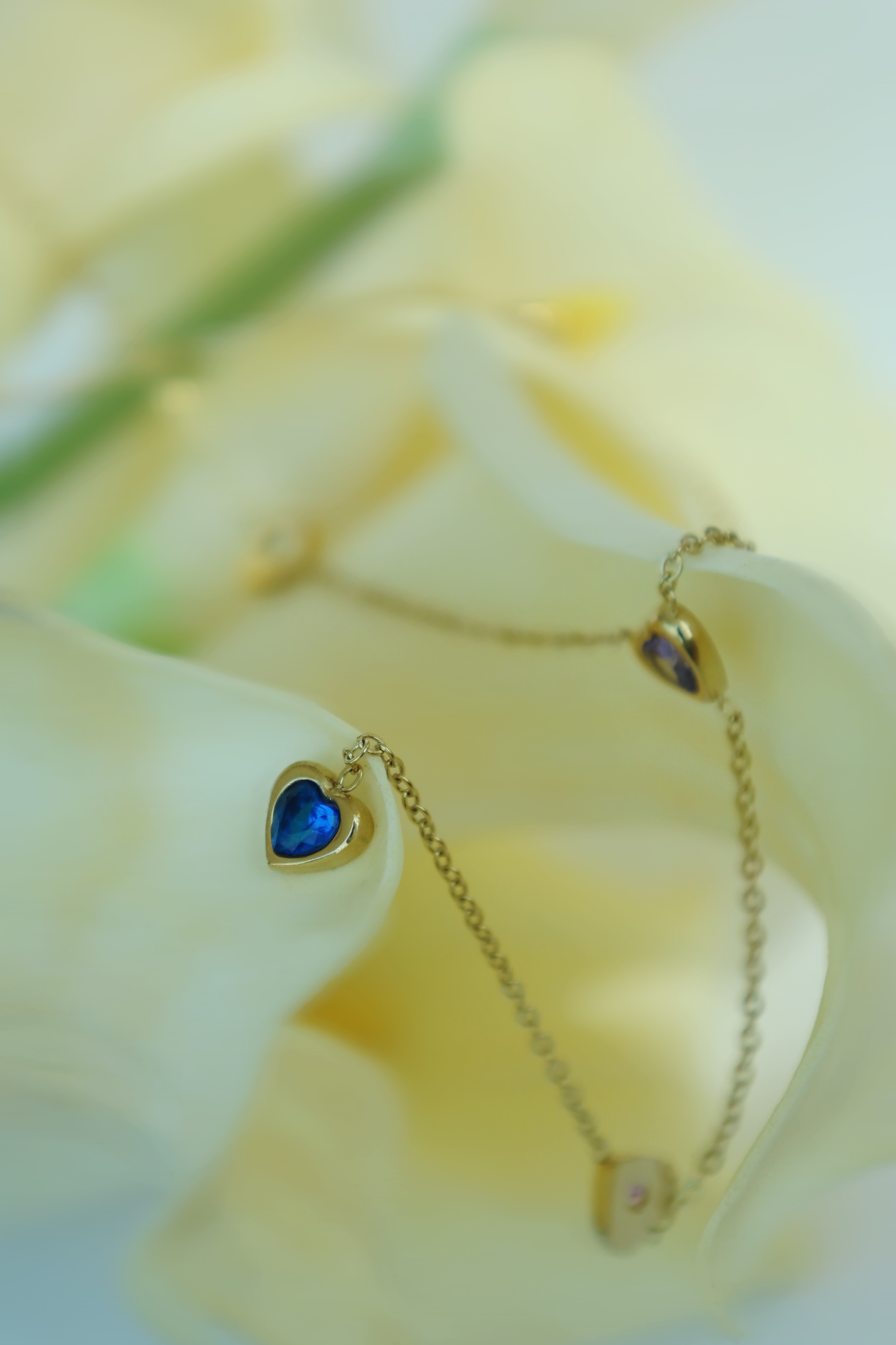 Colorful Crystal Y Necklace