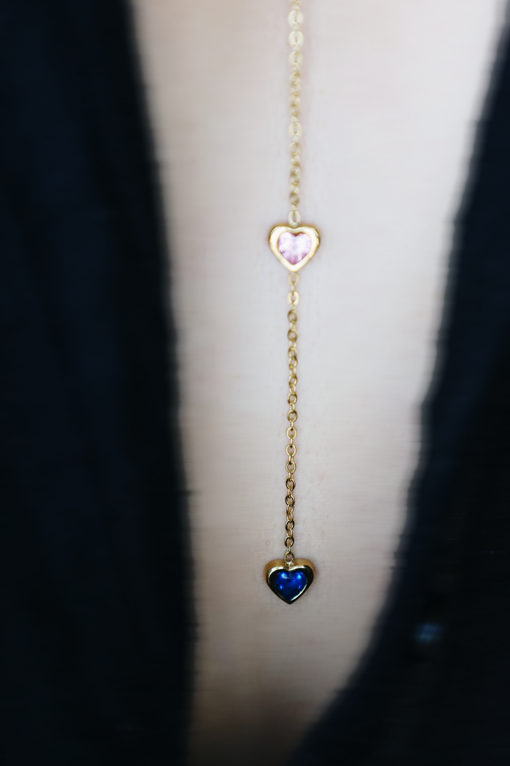 Colorful Crystal Y Necklace