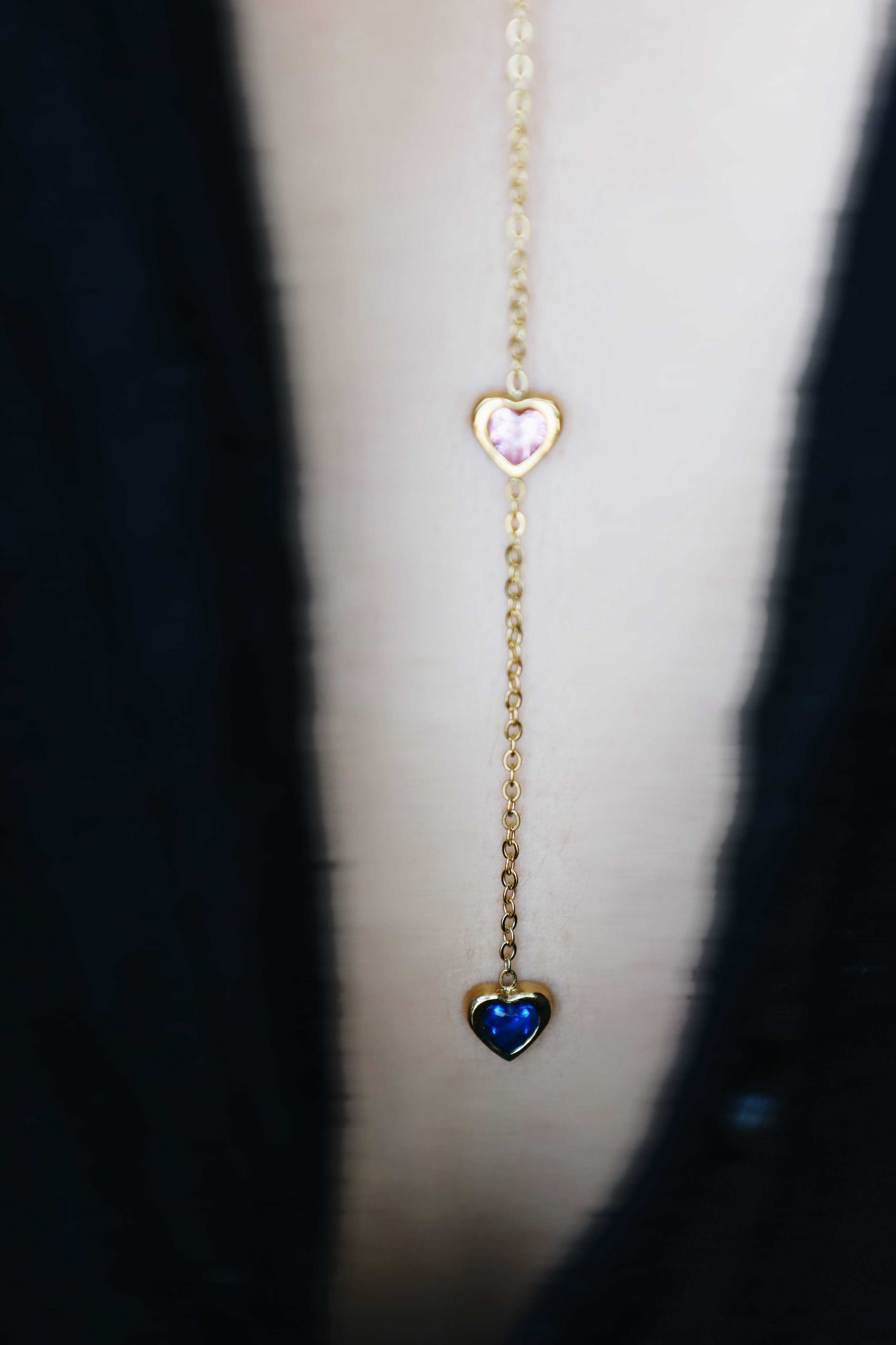 Colorful Crystal Y Necklace