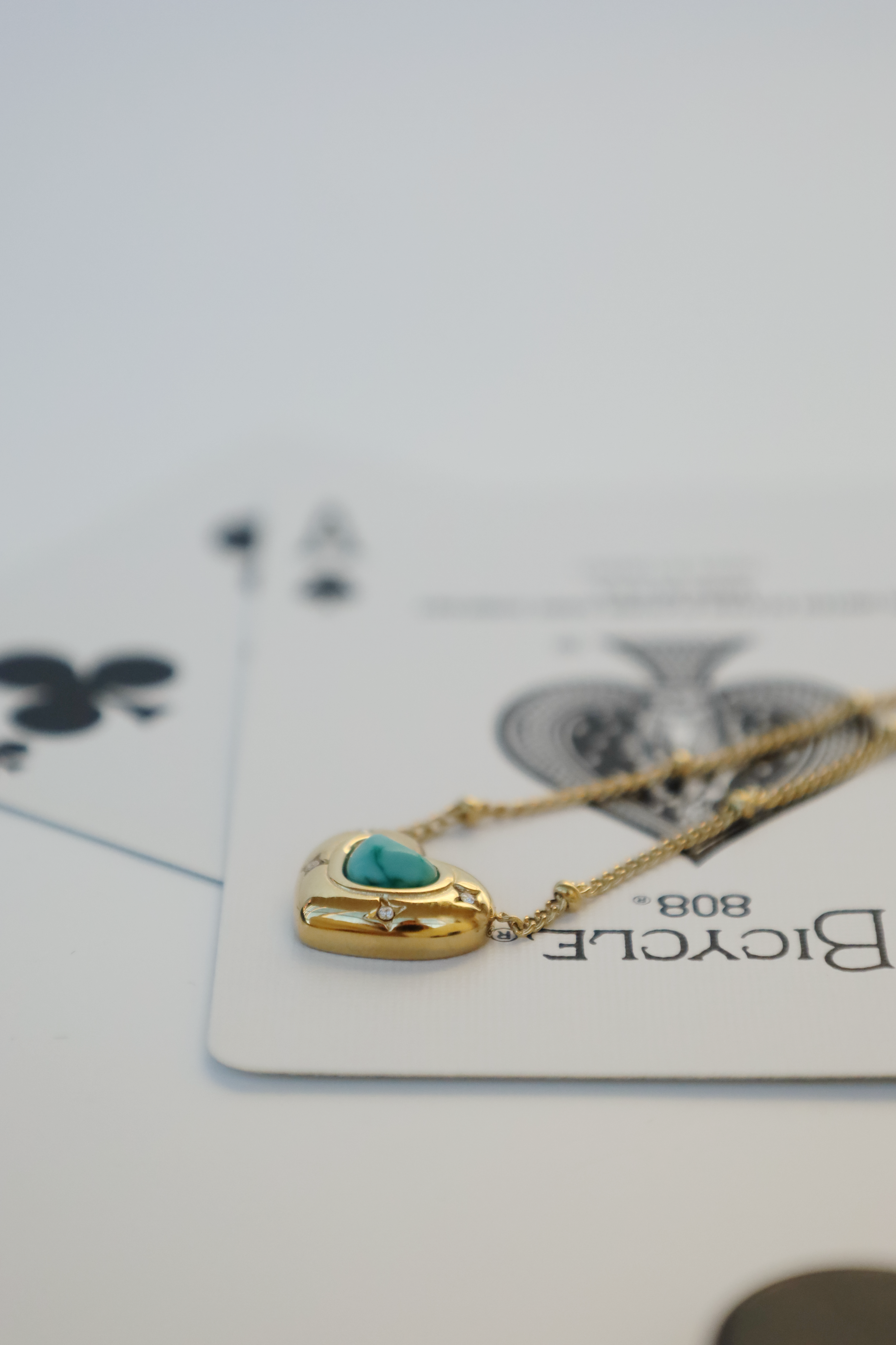 Turquoise Heart Pendant Necklace